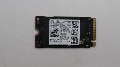 Lenovo 512GB M.2 2242 PCIe 4.0 NVMe SSD with OPAL security