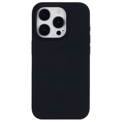 eSTUFF INFINITE (GRS) RIGA iPhone 15  Pro Black Cover. Material:  Material: 51% GRS polycarbonate and 42% recycled recycled silicone