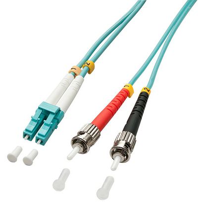 Lindy 5.0m OM3 LC - ST Duplex fiberopt