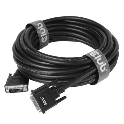 Club 3D DVI-kabel 3m Sort
