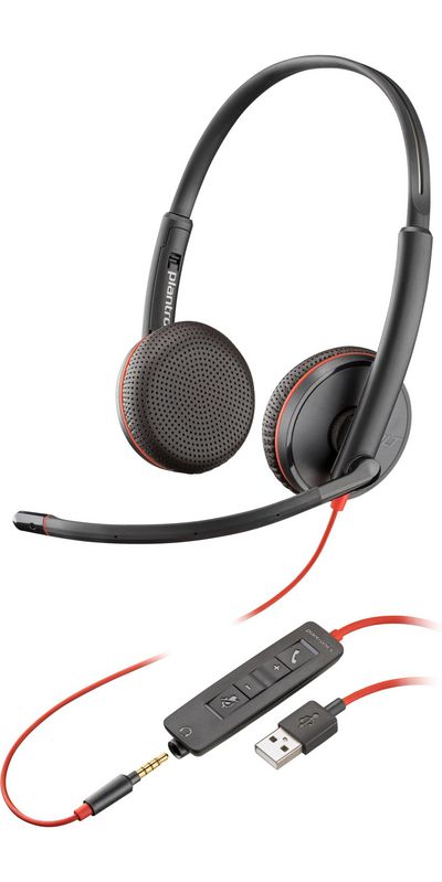 HP Poly Headset Blackwire 3225 Stereo USB-A bulk