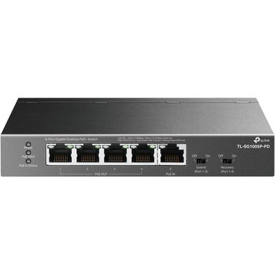 TP-Link TL-SG1005P-PD V1 Switch 5-porte Gigabit Ethernet PoE++