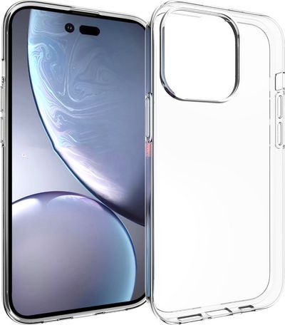eSTUFF INFINITE (GRS) VIENNA iPhone  14 Pro Clear Cover. Material:  100% recycled TPU