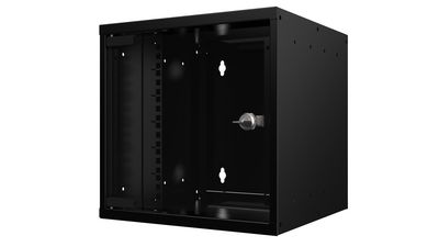 Lanview 10" 6U Rack Wallmount Cabinet  312 x 300 x 300mm - Black  Unassembled