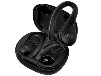 JVC Sports HA-EC25T Wireless Ear Buds with Hook Black