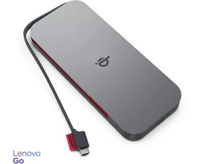 Lenovo Go Lithium Polymer (Lipo) 10000 Mah Wireless Charging Grey