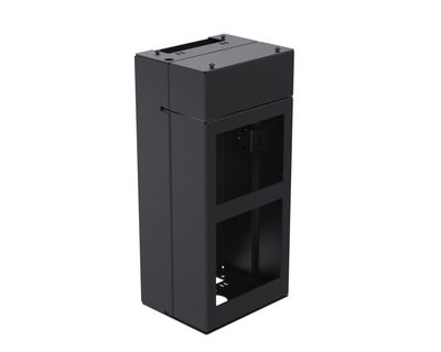 Ergonomic Solutions Kiosk center module  (Integrated printer and  scanner) - W:206 -BLACK-