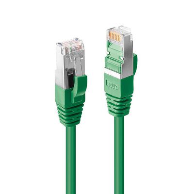 Lindy 47684 networking cable Green  15 m Cat6a S/FTP (S-STP)