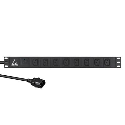 Lanview 19?? 8-way c13 outlets with  2-meter 3G1.5mm2 cable with  C14 plug, with surge protection