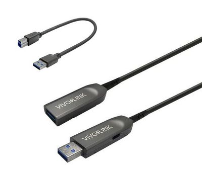 Vivolink USB 3.0, USB-A male, USB-A  female, 50m including USB-A  to USB-B cable