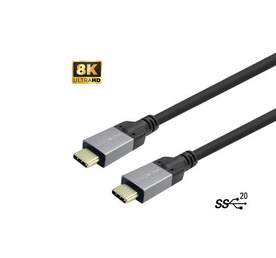 Vivolink USB-C to USB-C Cable 3m  Supports 20 Gbps data  Enterprise-tested