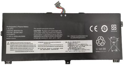 CoreParts Laptop Battery for Lenovo  48.51Wh 11.55V 4200mAh 49Wh  Li-Polymer 11.55V 4200mAh for Lenovo ThinkPad X390 Yoga, ThinkPad X390