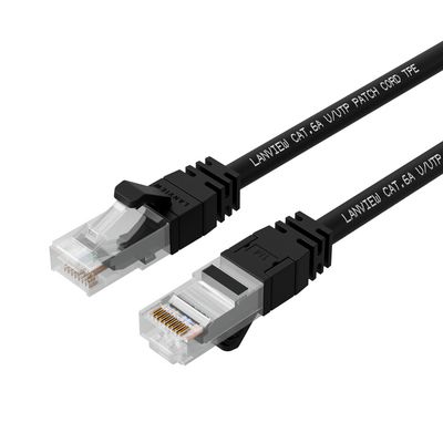 Lanview CAT6A S/FTP 2m Black LSZH,  HIGH-FLEX