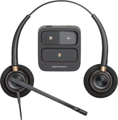 HP Encorepro 520 Binaural Headset +Quick Disconnect