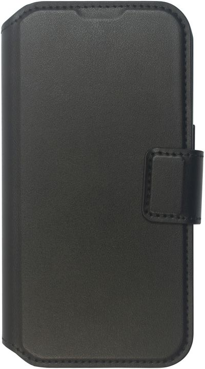 eSTUFF INFINITE MILAN iPhone 16 Pro  Max Black Wallet Cover.  Material: 50% recycled PC + 37% recycled PU