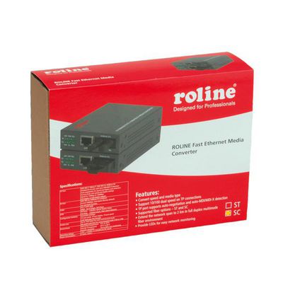 Fast Ethernet Konverter RJ-45 - SC Loop-back
