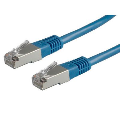 ROLINE Patchkabel Kat.5e Class D S/FTP blau 5m