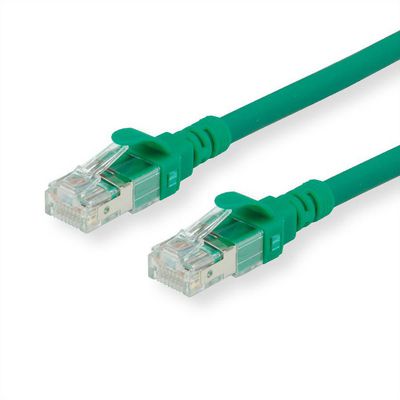 ROLINE Patchkabel Cat.6A S/FTP (PiMF), Component Level, LSOH, grn, 1,5 m