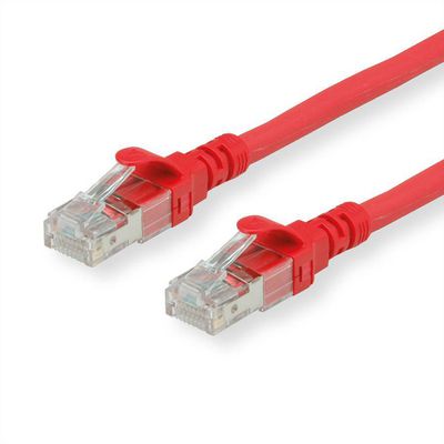 ROLINE Patchkabel Cat.6A S/FTP (PiMF), Component Level, LSOH, rot, 10 m