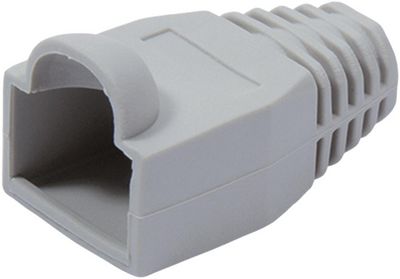 Knickschutztülle für RJ-45 grau 10 Stck