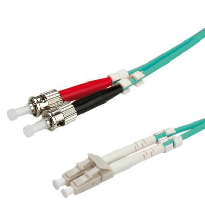 VALUE LWL-Kabel 50/125um OM3 LC/ST trkis 2m