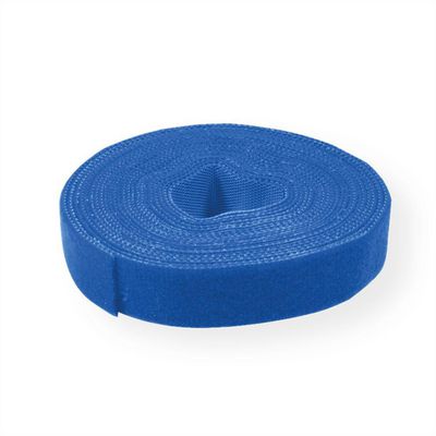 Klettband auf Rolle 10mm blau 25m