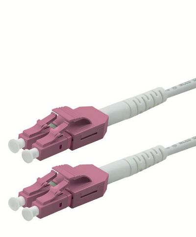 ROLINE LWL-Kabel duplex 50/125m OM4, LC/LC, UNIBOOT, violett, 3 m