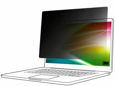 3M Bright Screen Privacy Filter  for 14in Laptop, 16:10,  BP140W1B
