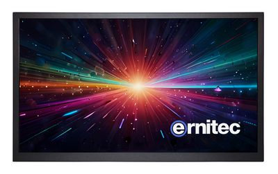 Ernitec 32" Surveillance monitor for  24/7 Use, FHD, 1 x HDMI 2.0,  1 x VGA, 1 x BNC out, 2 x BNC IN, 2 x Speakers - Water and Vandal proof