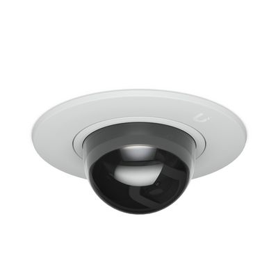 Ubiquiti Dome camera mounting accessory for recessed installation into a wall or ceiling with a smoked bubble for enhanced