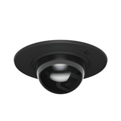 Ubiquiti Dome camera mounting  accessory for recessed  installation into a wall or ceiling with a smoked bubble for enhanced