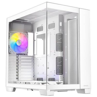 C8 ARGB Full Tower PC White ATX EATX ITX Micro ATX Glass Plastic Steel Glass