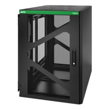 NetShelter 18U Wallmount Rack Enclosure Cabinet Side Mount UPS Depth
