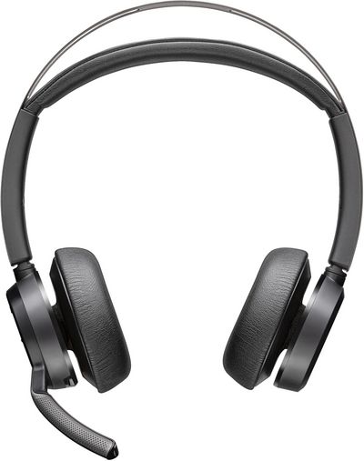 HP Poly Voyager Focus 2 USB-C-Headset incl. Ladestation + Adapter USB-C/ -A