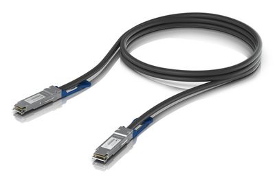 Ubiquiti QSFP28 direct attach cable  with a 100 Gbps max data  rate. 1M, 10 pack