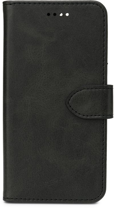 eSTUFF WALES iPhone 17e/16e/14  Wallet Cover. Black.  Material: 100% plastic