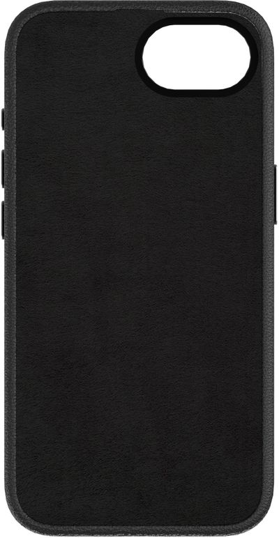 eSTUFF INFINITE (GRS) RIGA iPhone 17e/16e Black Cover. Material: Material: 51% GRS polycarbonate and 42% recycled recycled silicone