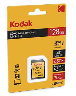 Kodak SDXC UHS-I Memory Card 128GB 95MB/s