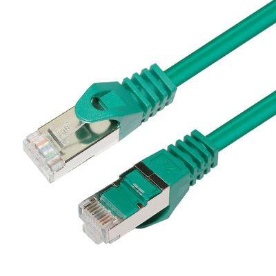 MicroConnect CAT7 S/FTP Network Cable 0,25m, Green CAT7 S/FTP Network Cable 0,25m, Green ,AWG 26, CU