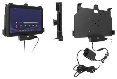 Brodit Active holder for fixed installation for Galaxy Tab Active 5 Pro. Easy-switching ,USB Host Type-A