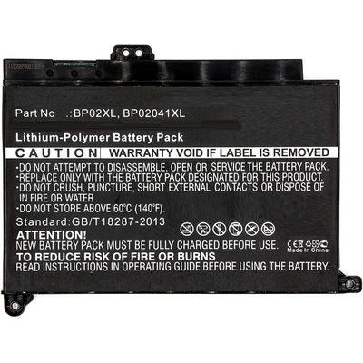 CoreParts Laptop Battery for HP 40.28Wh  7.6V 5300mAh 40.28Wh Li-Pol  7.6V 5300mAh Black, Pavilion 15-AU010WM, Pavilion 15-AU018wm, Pavilion PC 15,