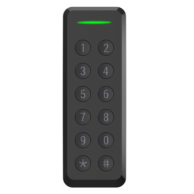 SystemHouse Solutions SCR-SKS G2 (Slim) RFID reader  OSDP with keypad, no display,  black