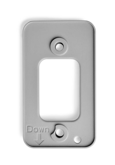 SystemHouse Solutions Installationplate xCR-S G2  9mm, plastic, grey