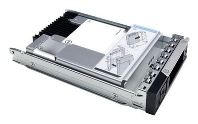 Server DELL 960GB SSD SATA 6Gbps Mixed Use 512e 6,35cm 2,5Zoll with 8,89cm 3,5Zoll HYB carrier 3DWPD CK