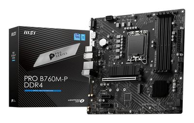 MSI PRO B760M-P DDR4 Micro-ATX LGA1700 Intel B760
