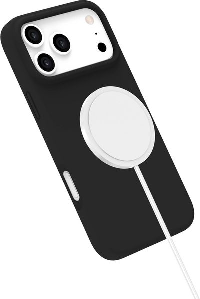 eSTUFF INFINITE (GRS) ROME iPhone 17  Pro Max Black Magnetic Cover.  Material: 55% (GRS) recycled PC and 26% recycled silicone