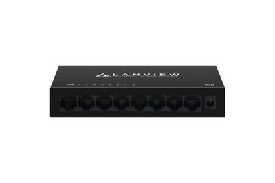 Lanview Unmanaged 8 port Switch  10/100/1000Mbps Ethernet  ports