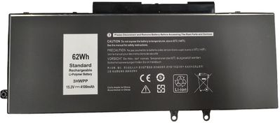 CoreParts Laptop Battery for Dell  62.32Wh 15.2V 4100mAh 63.08Wh  Li-Polymer 15.2V 4150mAh Black for DELL Notebook, Laptop Latitude 5401,