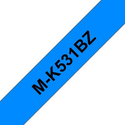 BROTHER MK531 BZ tape cassette blue yellow 8mx12mm none laminate for P-touch 60 65 75 80 85 110