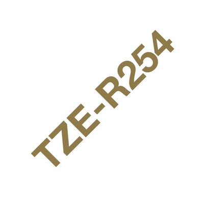 Brother TZe-R254 - båndtape - skinnend